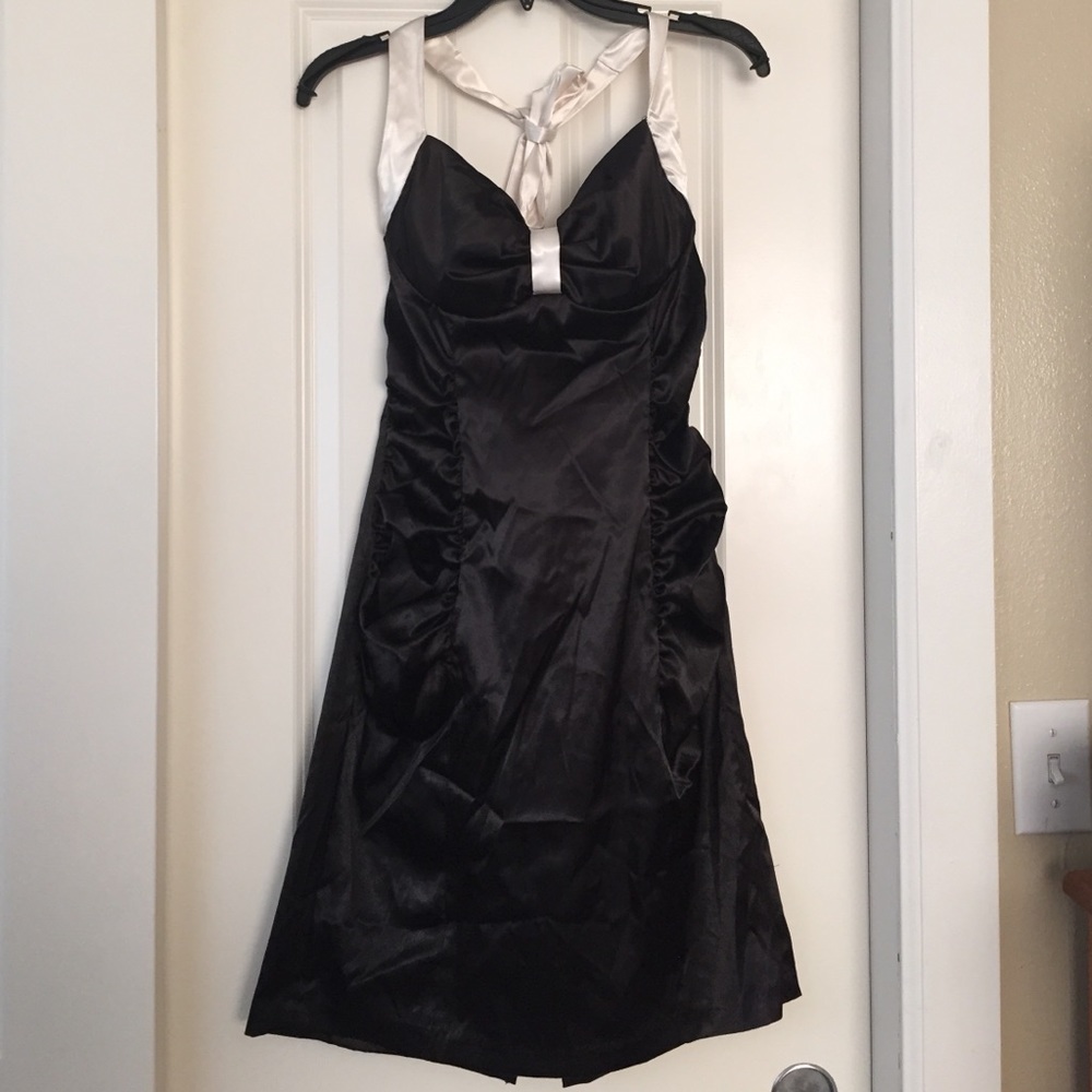 Black & White Vintage Style Cocktail Dress Size 11